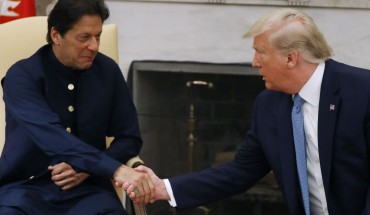 President Donald Trump Meets With Pakastani Prime Minister Imran Khan At The White House