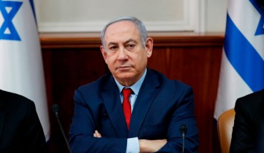 Israel's Prime Minister Benjamin Netanyahu attends the weekly cabinet meeting in Jerusalem on January 5, 2020. 