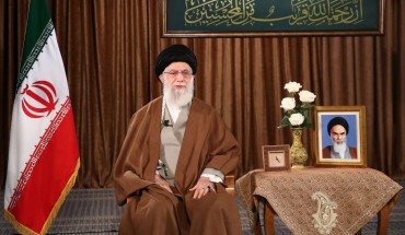 Iranian Supreme Leader Ali Khamenei makes statements regarding coronavirus (COVID-19) on March 22, 2020 in Tehran, Iran.