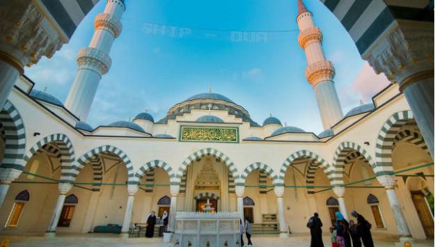 A Prayer Room for Muslims in the New Shopping Complex “Ariake