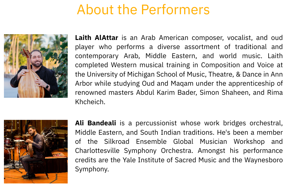 About the Performers Final