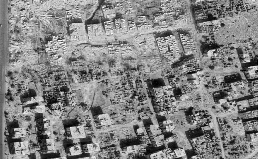 Image 5: Satellite image of Qabun and Tishrine illustrating areas targeted by demolition activities Source: Google Satellite (2023)