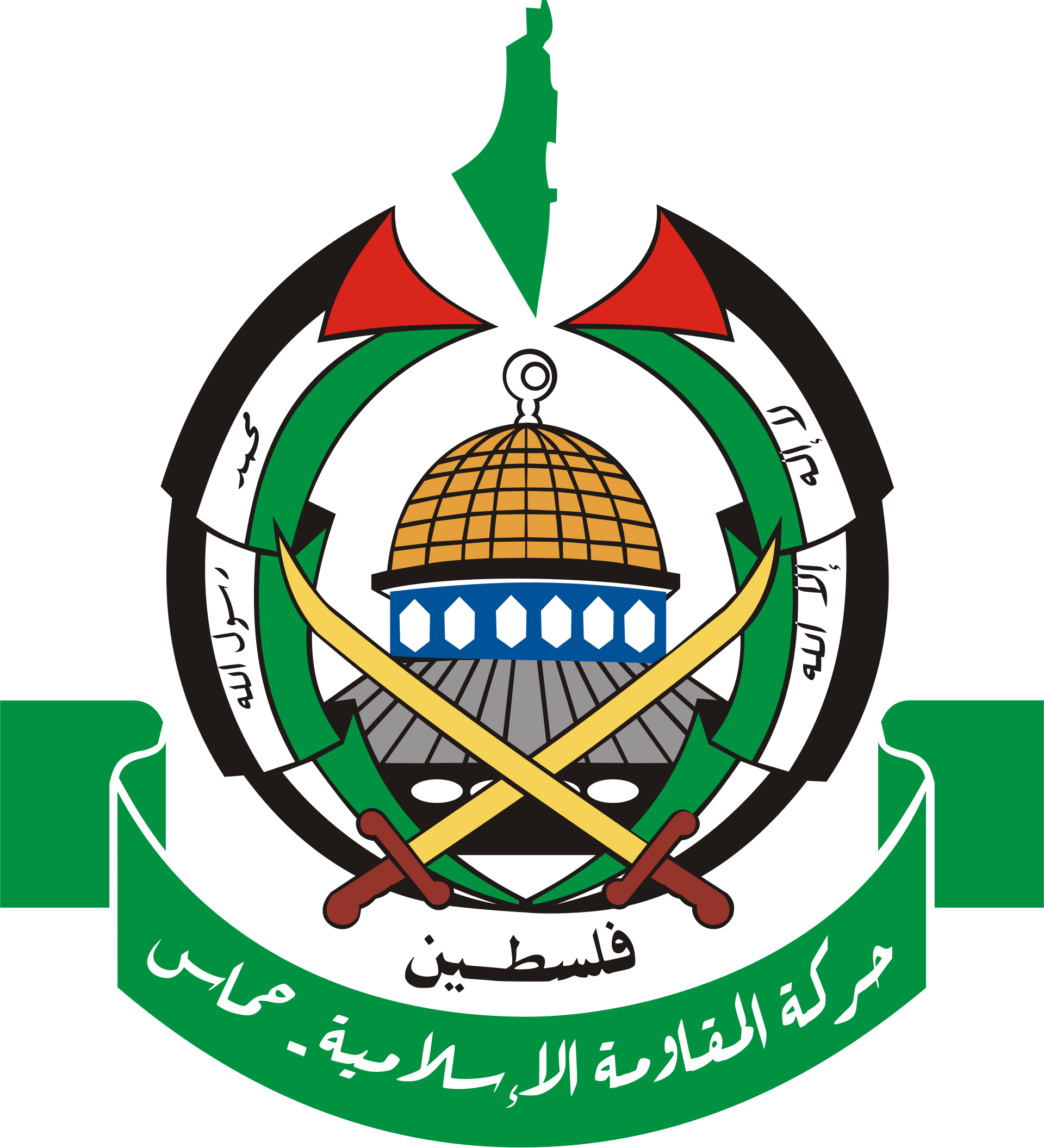 Hamas logo, Wiki Commons
