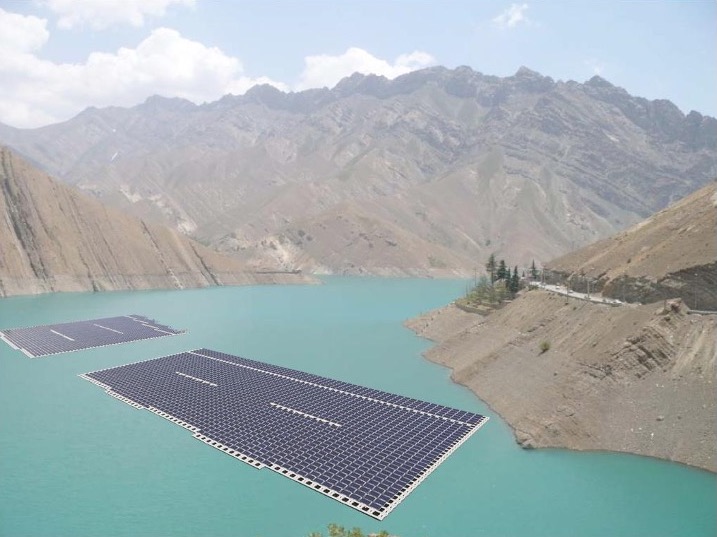 image of retrofitting the Amir Kabir Dam in Iran with FPVs