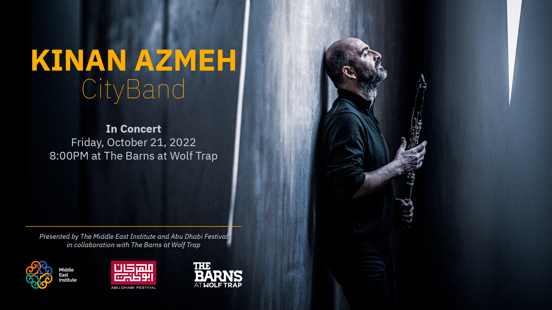 Kinan Azmeh CityBand at The Barns at Wolf Trap. Tickets on sale now.