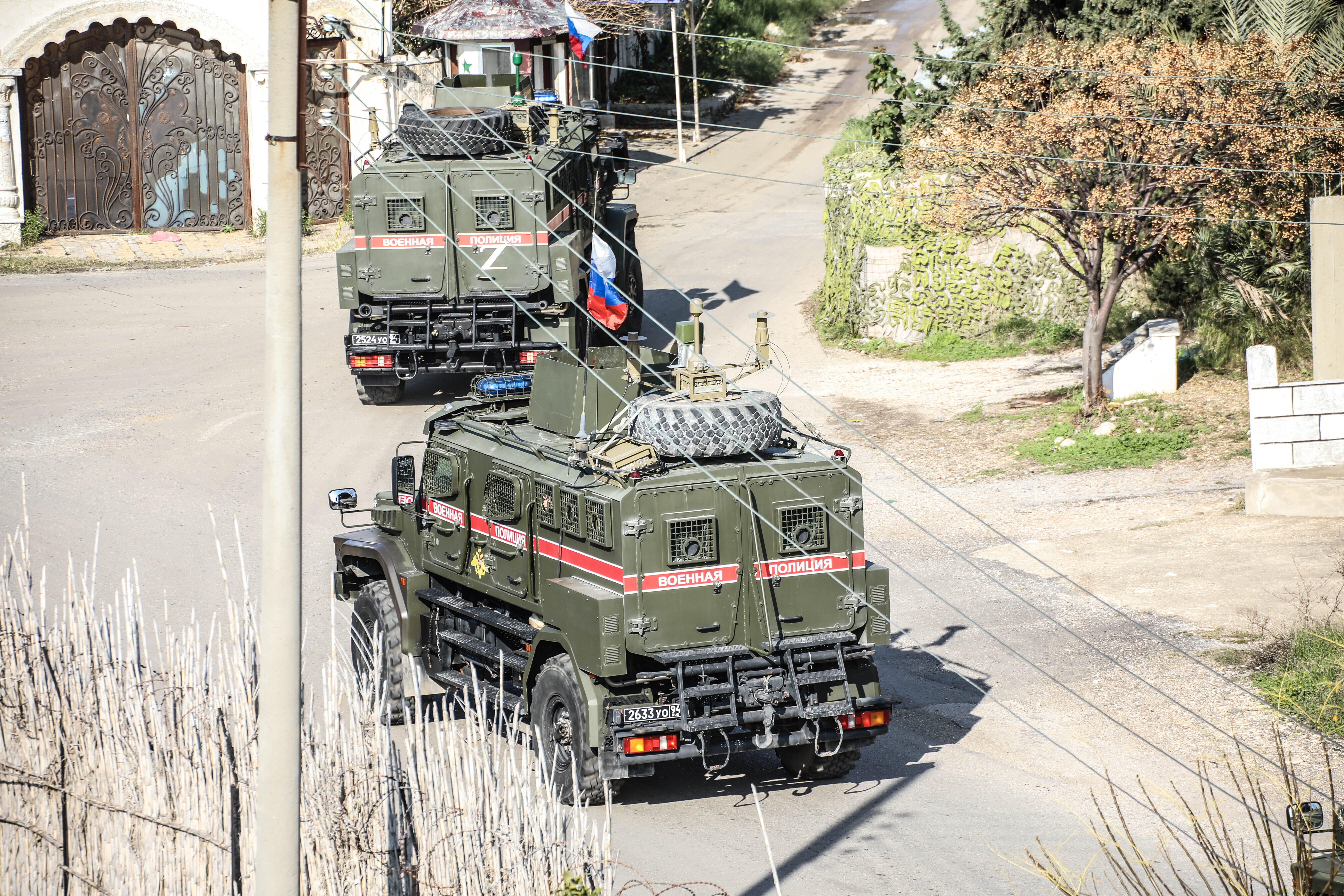 Photo above: Russian military vehicles entering Khmeimim Airbase in Jabla, Latakia, on Dec. 15, 2024. Photo by Izettin Kasim/Anadolu via Getty Images.