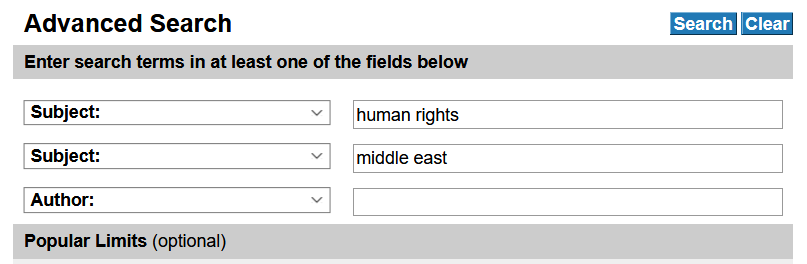 human rights search alternate