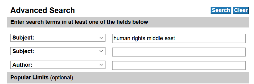 human rights search