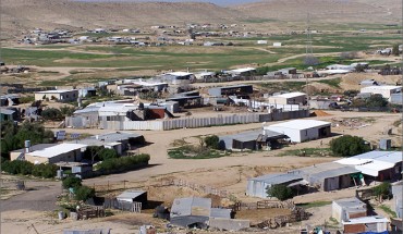 A picture of a Bedouin village in Israel. 