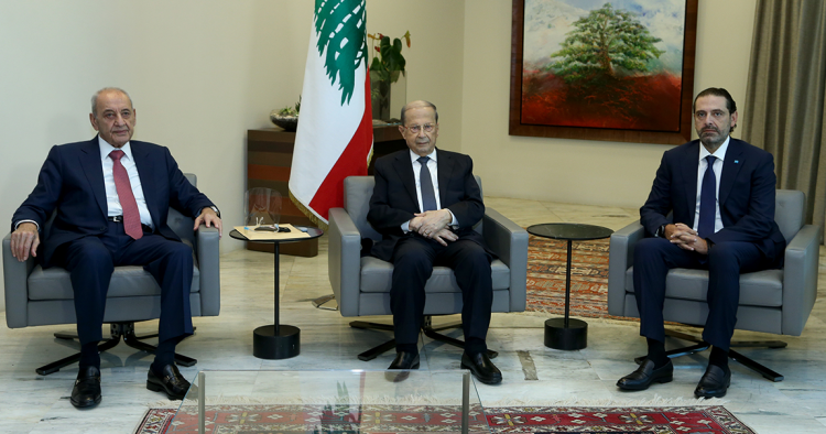 Photo by Lebanese Presidency / Handout/Anadolu Agency via Getty Images