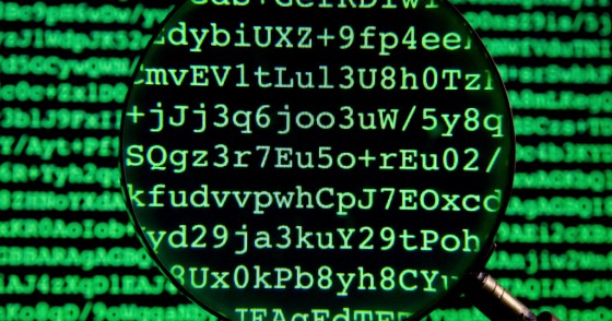 Only as strong as its weakest link: public key of the encryption software GnuPG, an Open-Source-version of PGP. 