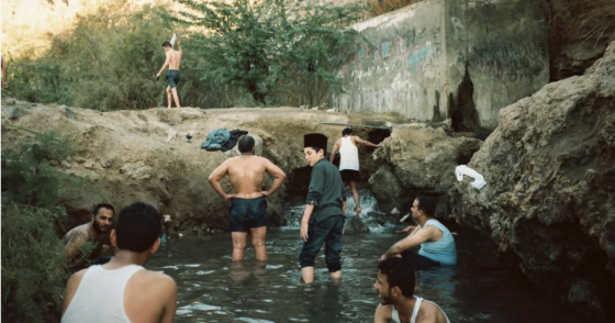 Hot Springs, Jordan (2017) by Nadia Bseiso. Currently on view at the MEI Art Gallery.