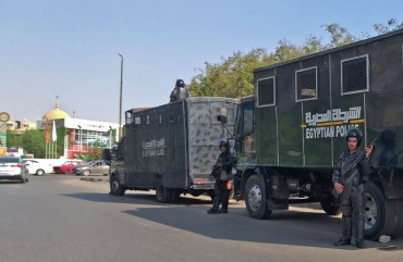The small demonstrations led to a significant security presence the following weekend.