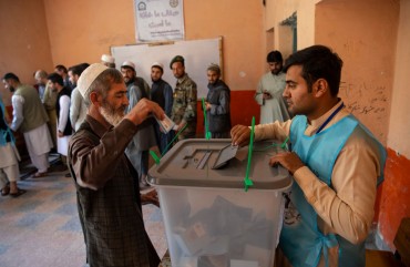 : Afghan vote in a key Presidential election on September 28, 2019 in Kabul, Afghanistan. 