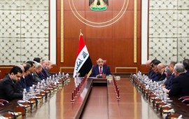 Iraqi Prime Minister Adel Abdul-Mahdi speaks during extraordinary cabinet meeting after he handed his resignation letter to the parliament, in Baghdad, Iraq on November 30, 2019.