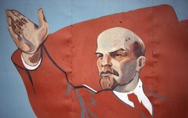 Mural of Vladimir Lenin