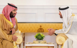 (Photo by Royal Court of Saudi Arabia/Handout/Anadolu Agency via Getty Images) (2326)