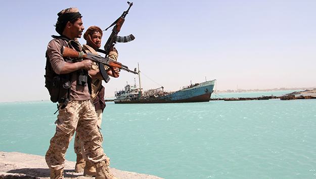 Houthis disrupt strategic shipping lane.
