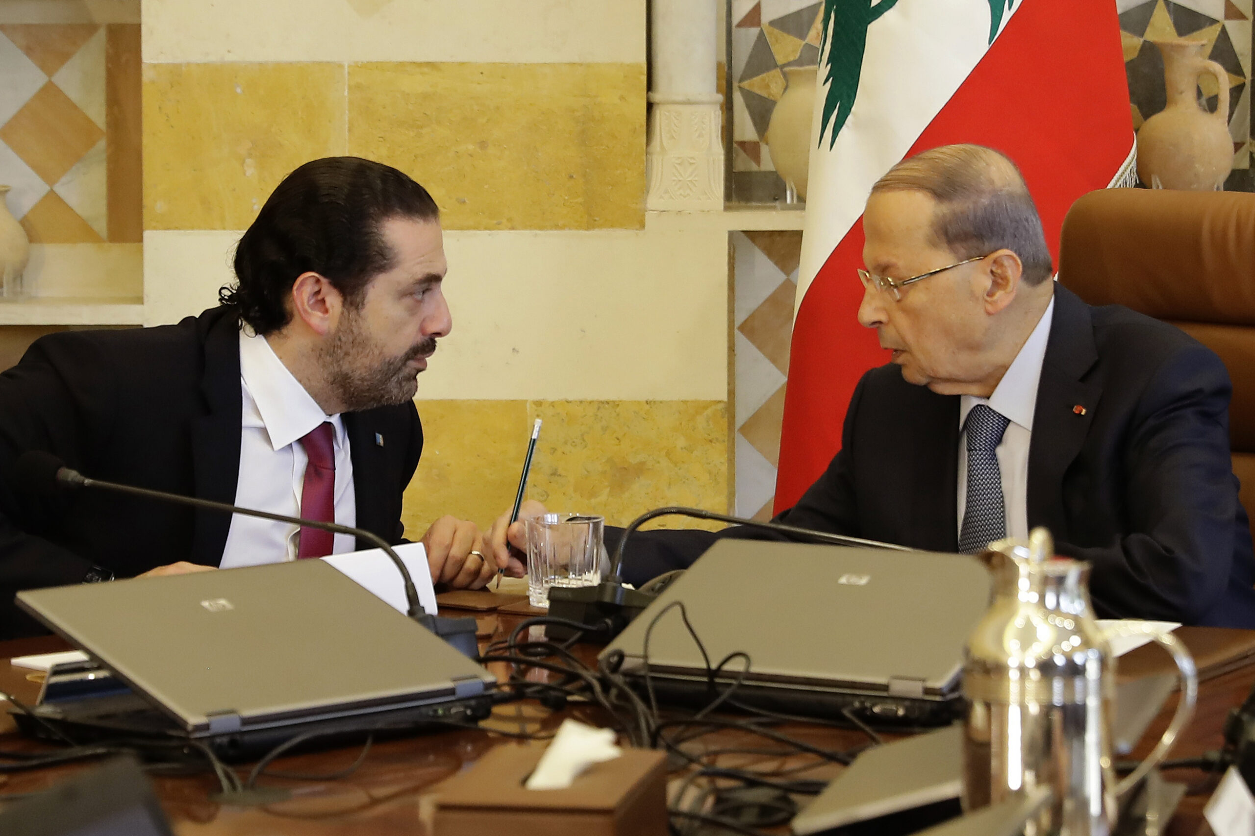 Hariri and Aoun