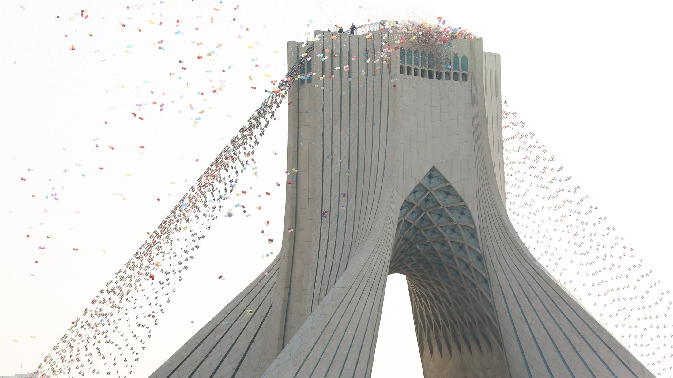 Ceremony marking the 39th anniversary of the Islamic revolution, at Azadi Square in Tehran, Iran 