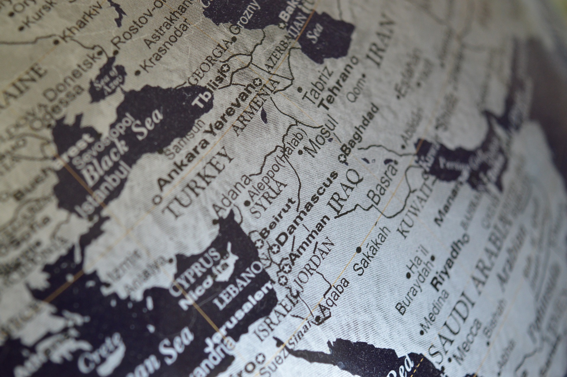 Middle East map