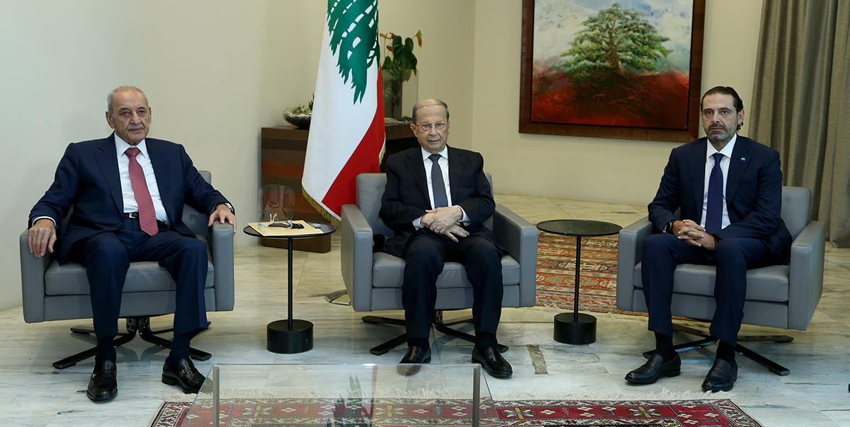 Photo by Lebanese Presidency / Handout/Anadolu Agency via Getty Images