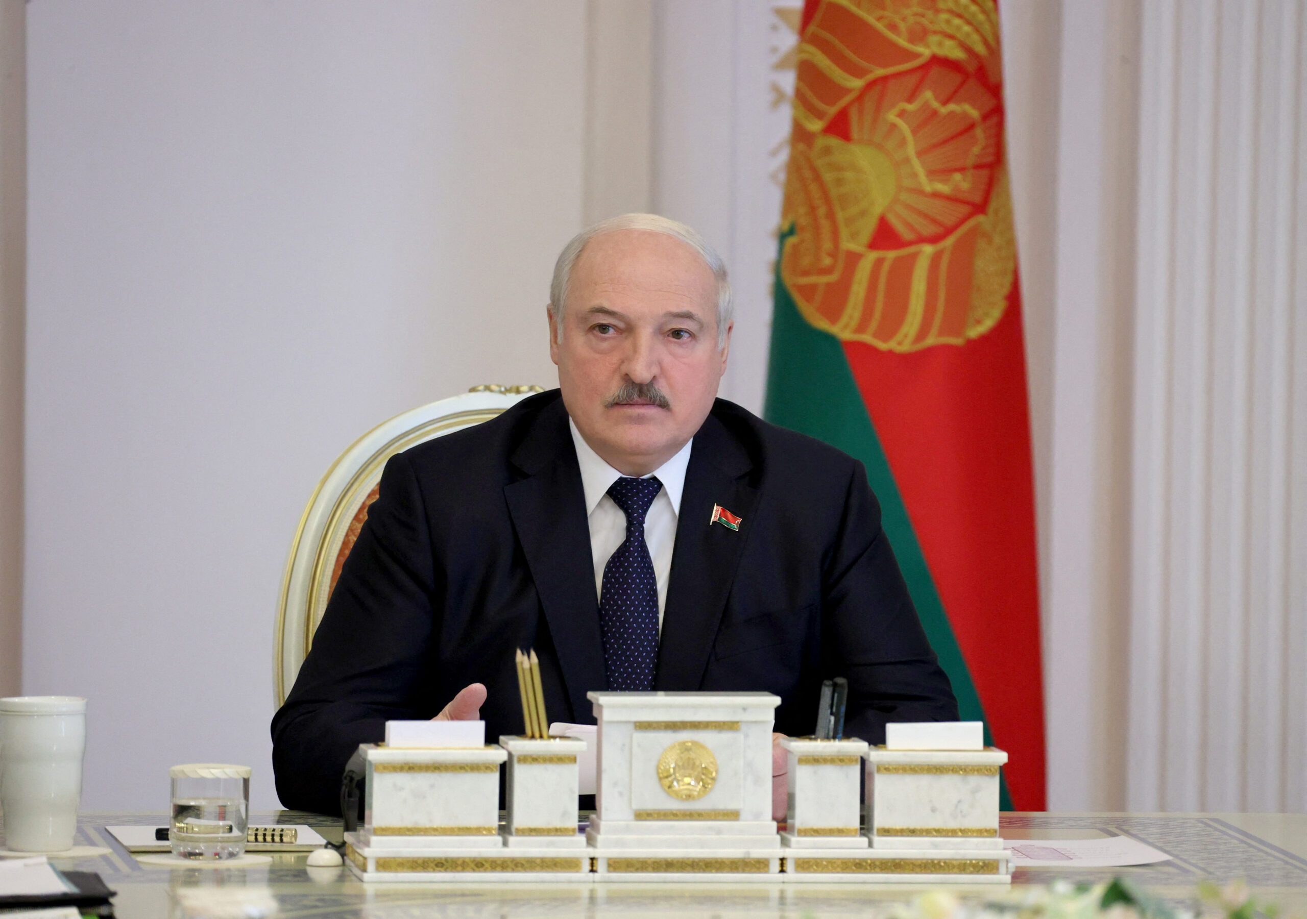 Photo by MAXIM GUCHEK/BELTA/AFP via Getty Images