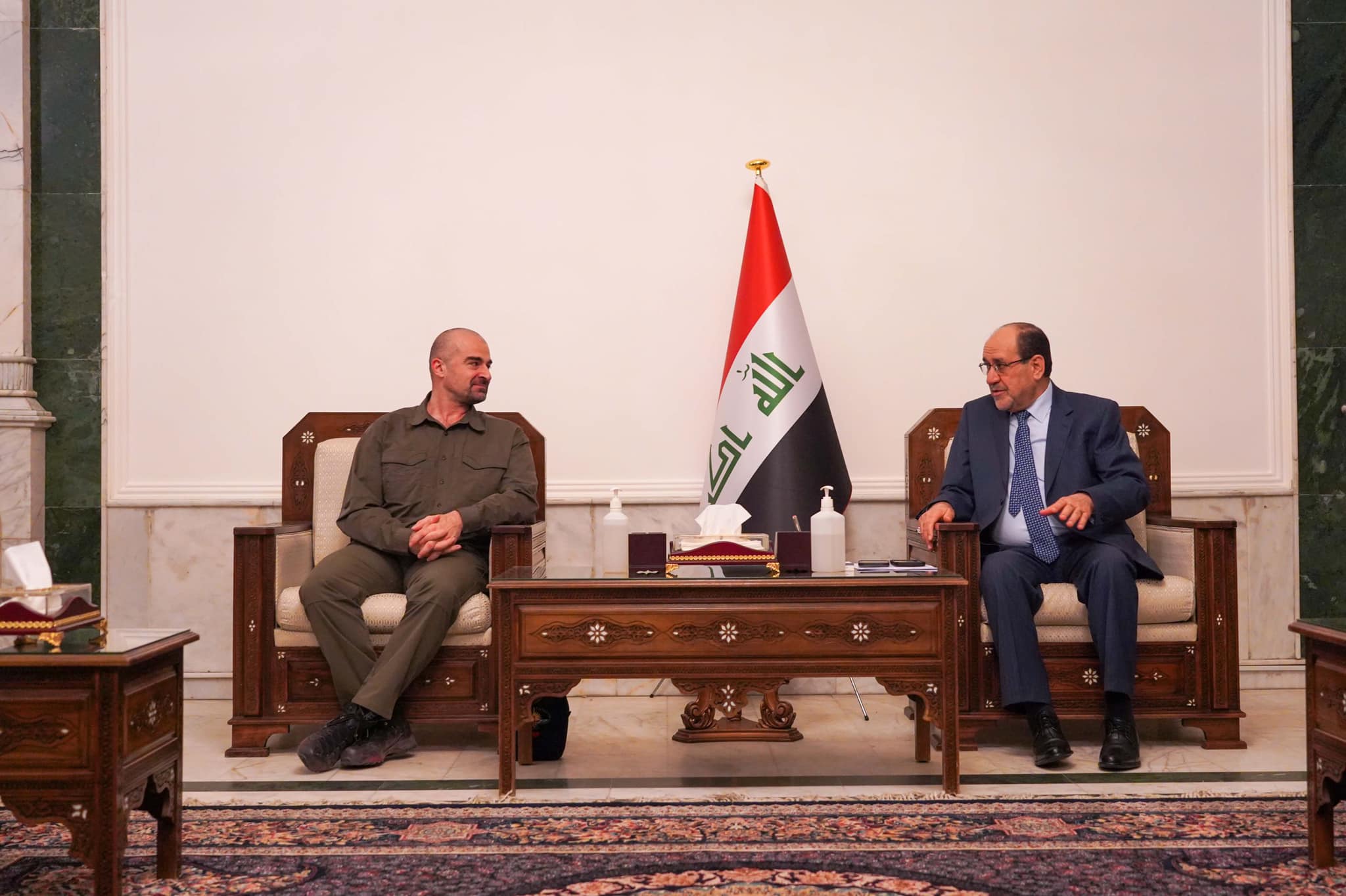 Talabani meeting with Maliki.
