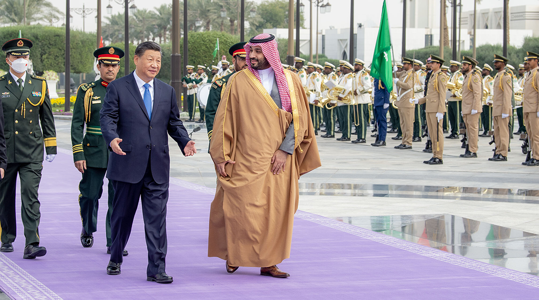 الصورة من قبل الديوان الملكي السعودي/وكالة الأناضول عبر Getty Images