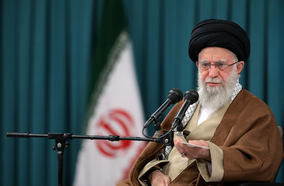 Photo by Iranian Leader Press Office / Handout/Anadolu via Getty Images