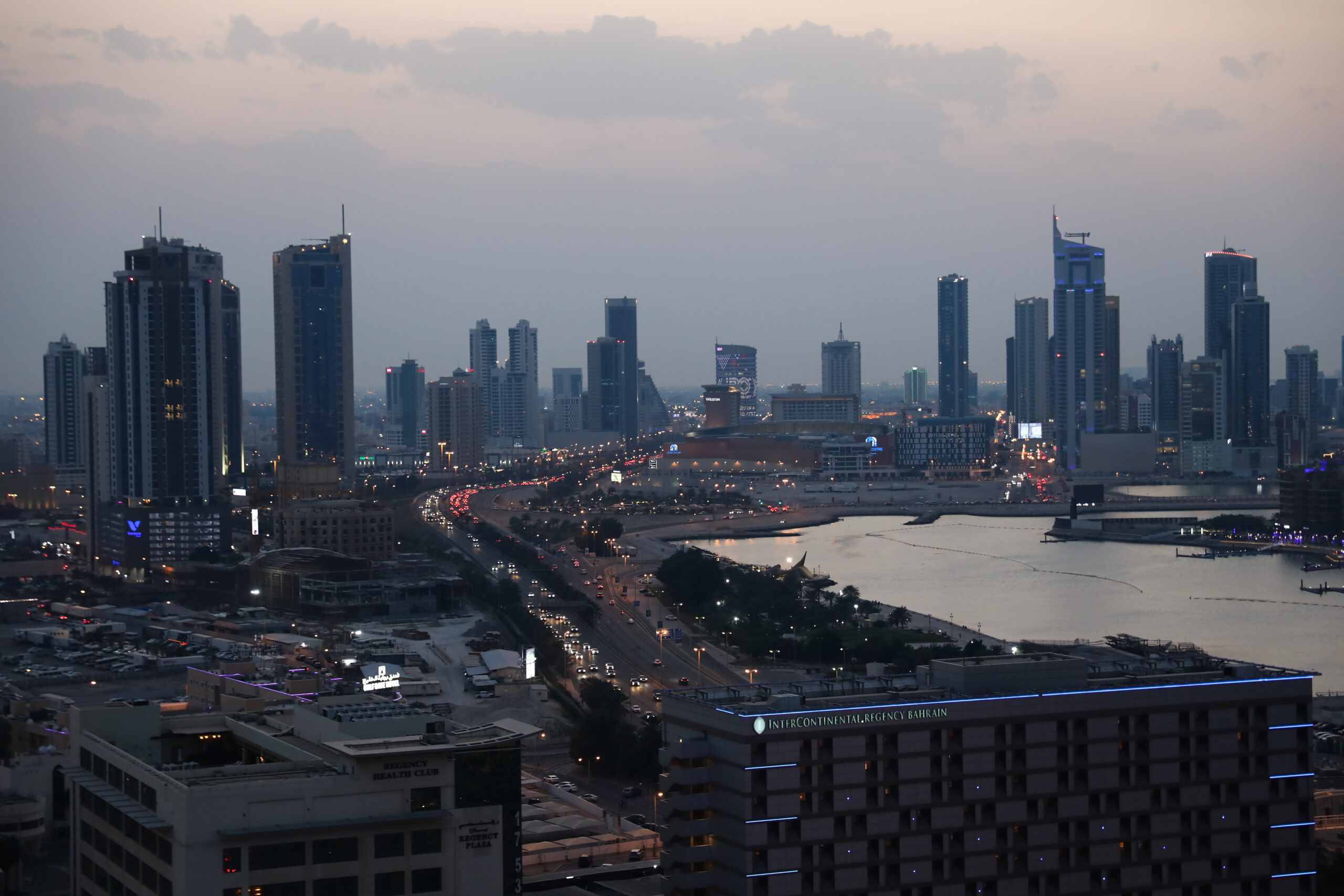 A view of the city in Manama, Bahrain on March 3, 2024. Photo by Jakub Porzycki/NurPhoto via Getty Images.