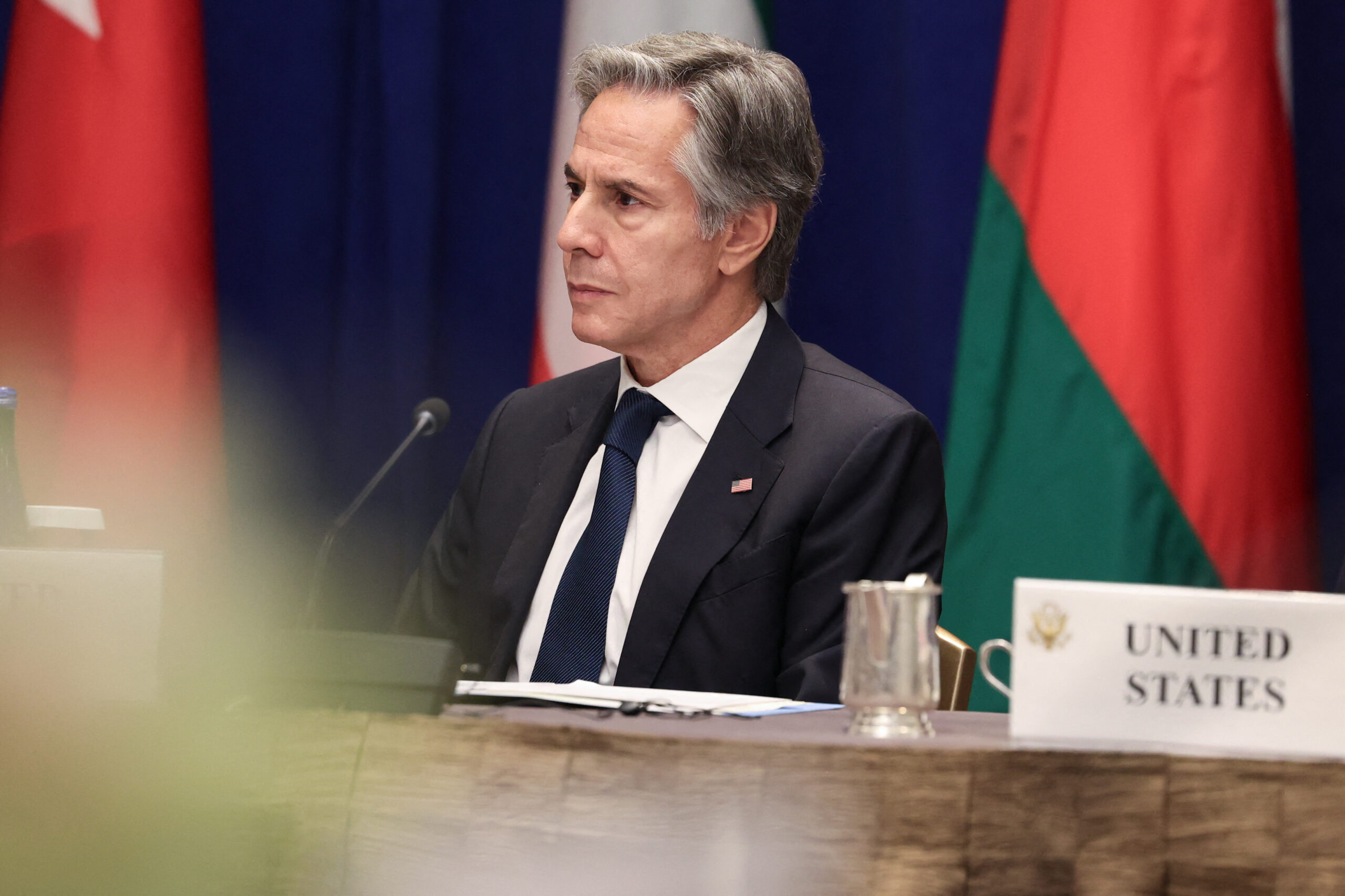 Photo above: US Secretary of State Antony Blinken attends a Gulf Cooperation Council foreign ministerial on the sidelines of the 79th Session of the United Nations General Assembly in New York on Sept. 25, 2024. Photo by CAITLIN OCHS/POOL/AFP via Getty Images.