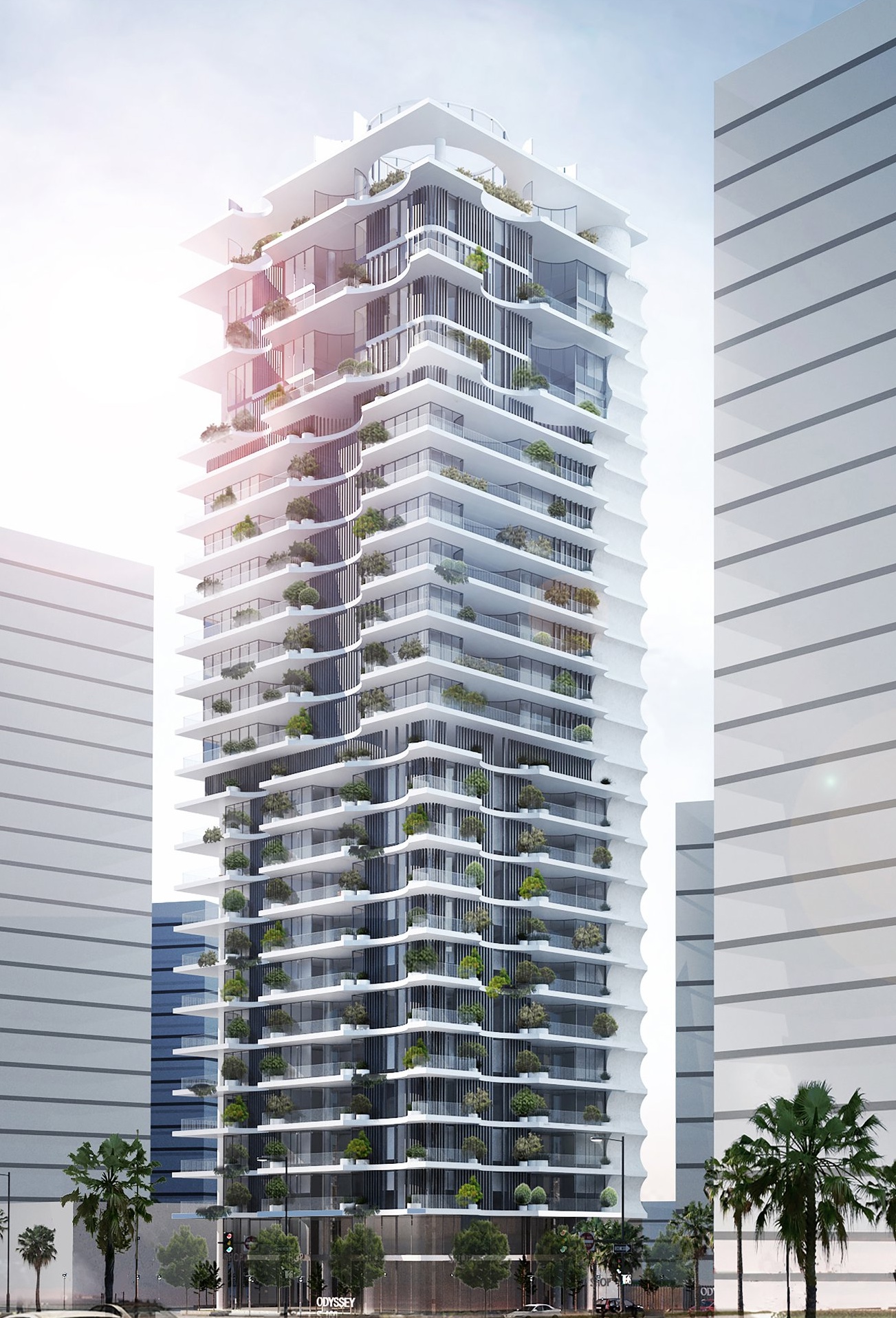 Residential tower design for Marota City, Damascus, Dec. 17, 2018. Photo from Marota City Facebook page