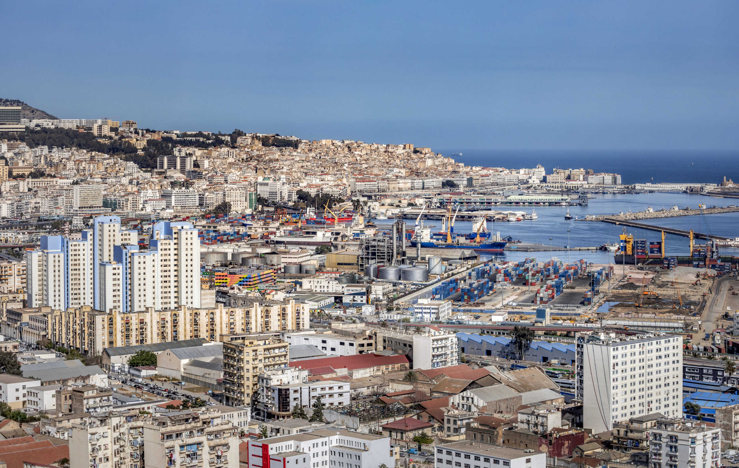 Photo above: Port of Algiers, Algeria. Photo by Dukas/Universal Images Group via Getty Images.