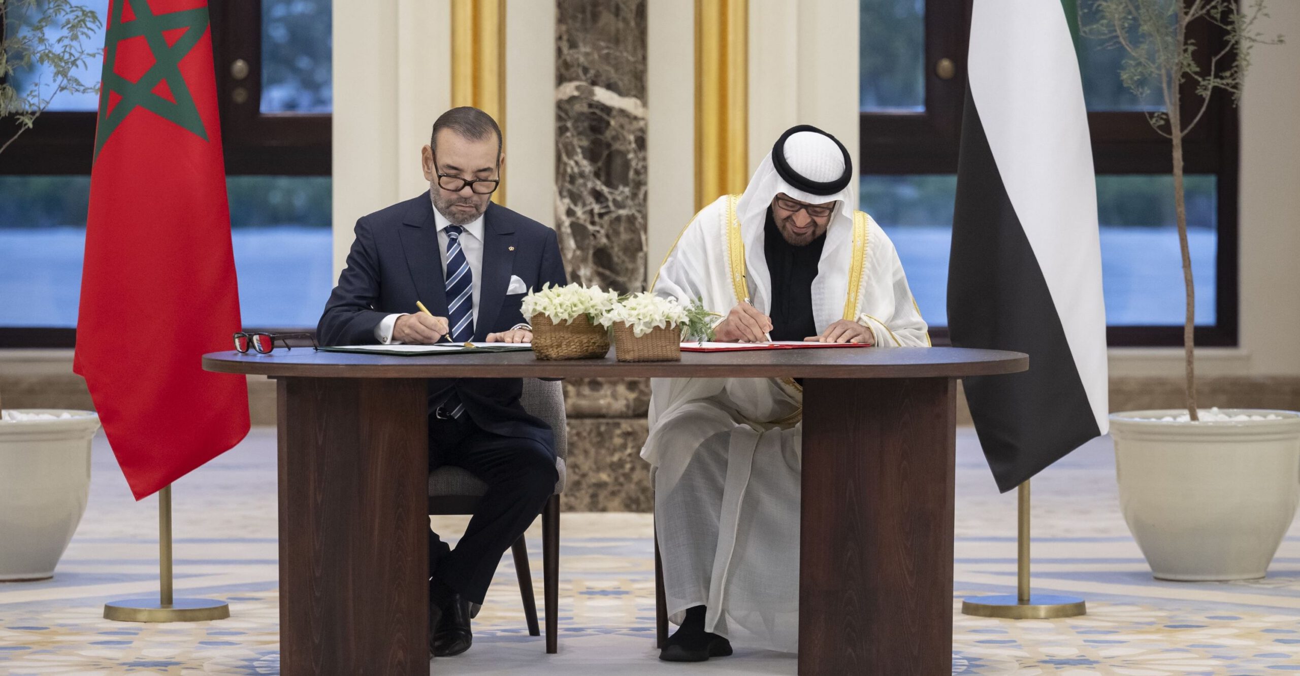الصورة من قبل الديوان الرئاسي لدولة الإمارات العربية المتحدة / نشرة إعلامية/أناضول عبر Getty Images