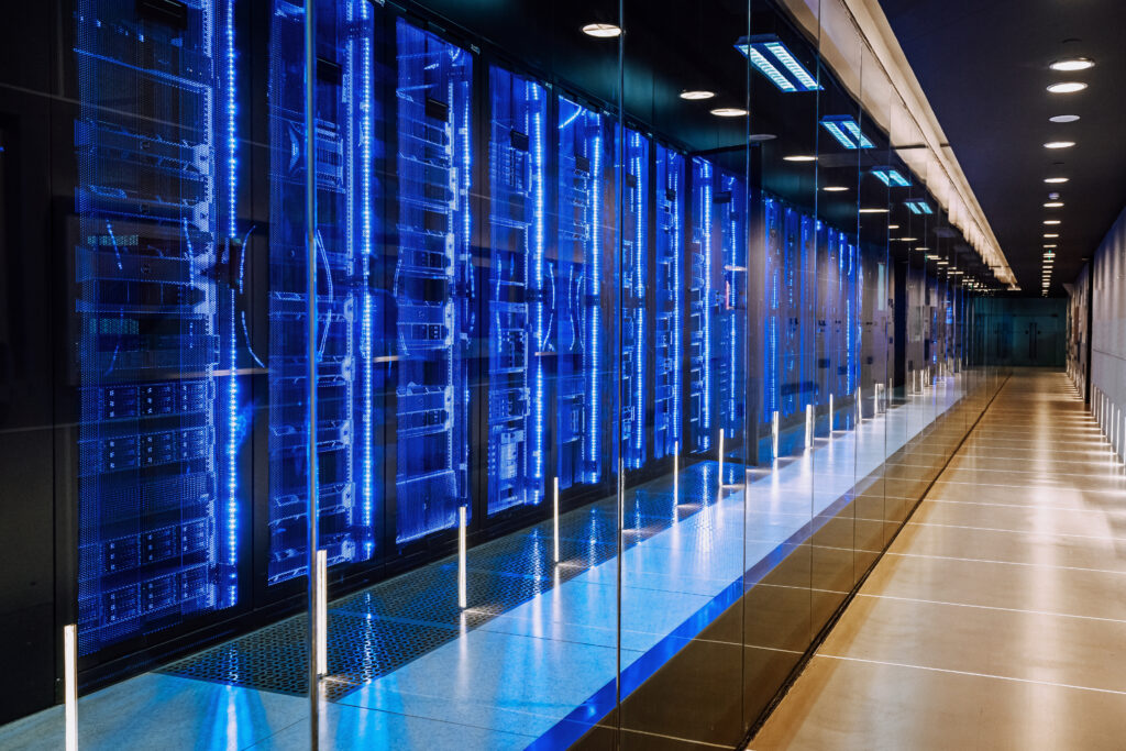 Photo above: Computer network server room - stock image. Photo by Nikada via Getty Images.