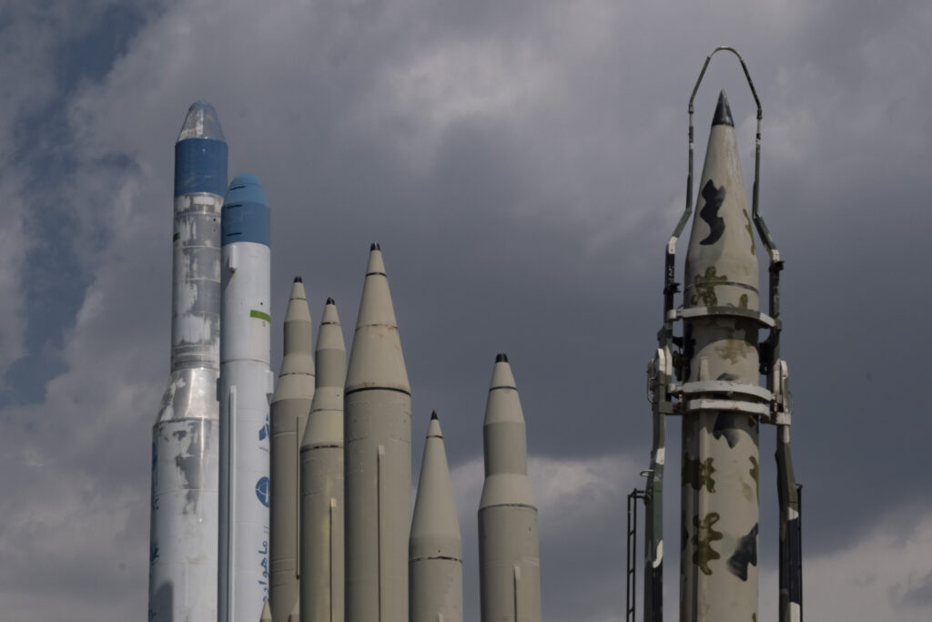 Photo above: Iranian ballistic missiles and two satellite carriers are displayed at a war museum in Tehran, Iran, on April 2, 2026. Source: Morteza Nikoubazl/NurPhoto via Getty Images. 