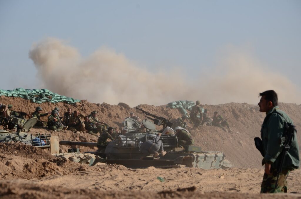 Kurdish fighting position. Source: Provided to the author by a Peshmerga officer.